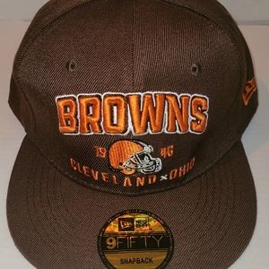 Cleveland Browns Snapback Hat NEW New Era Adult Adjustable NFL